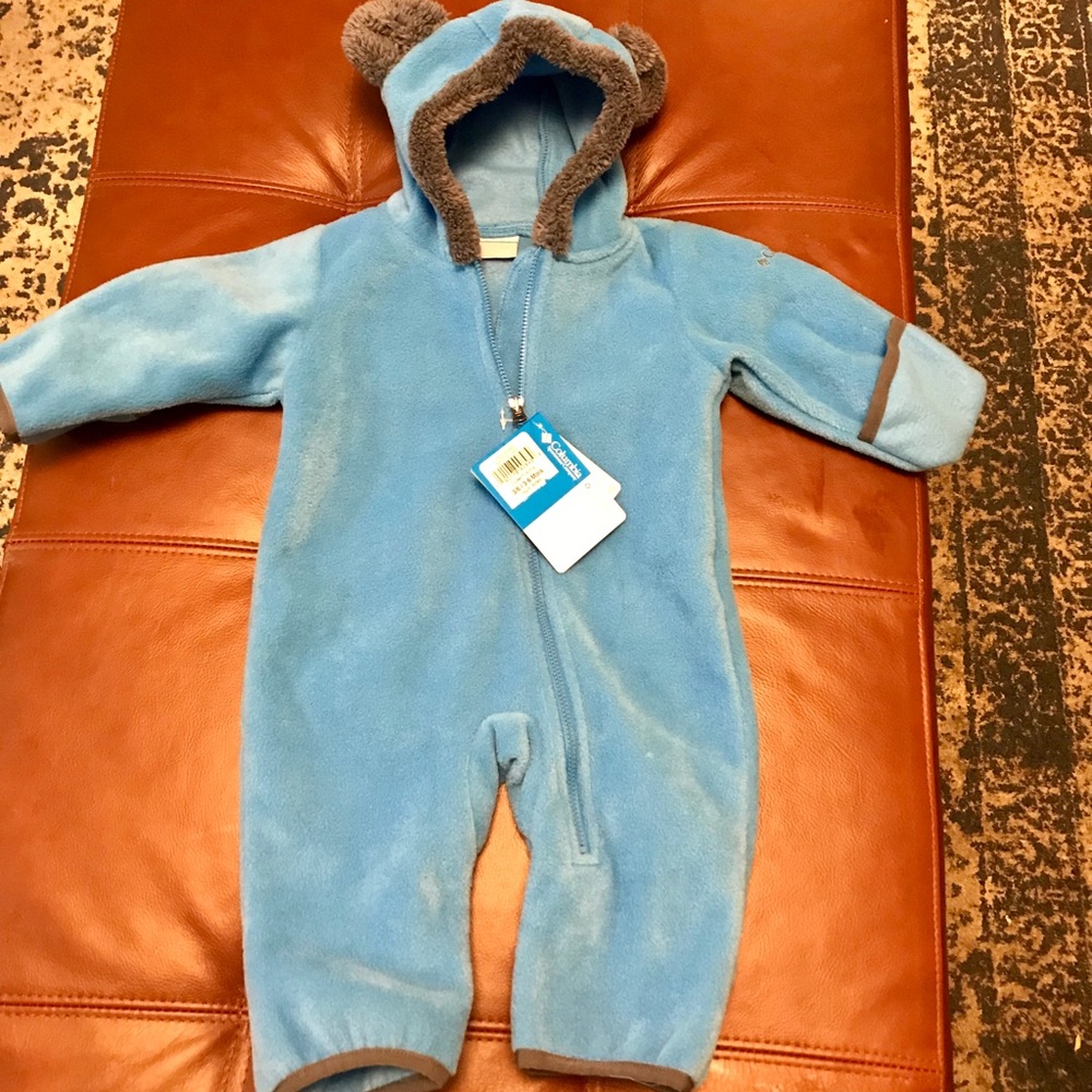 New with tags Columbia 6 month fleece bunting